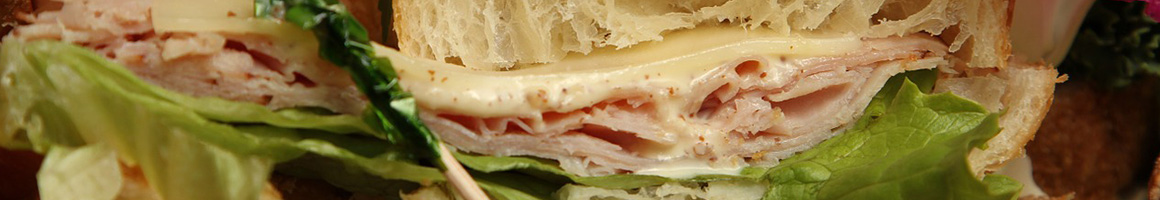 Eating Sandwich at La Casa del Sandwich restaurant in Philadelphia, PA.